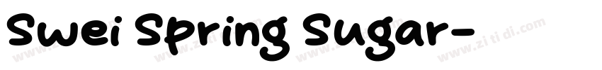 Swei Spring Sugar字体转换